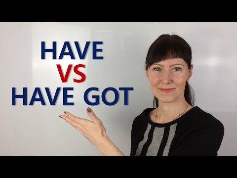 Have или have got: в чем разница / Английская грамматика