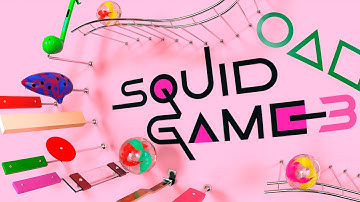 Squid Game 3 Theme Songs on new Amazing Instruments! | Netflix Marble Music