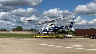 Bell 430 Engine Startup, Ground Run \& Takeoff