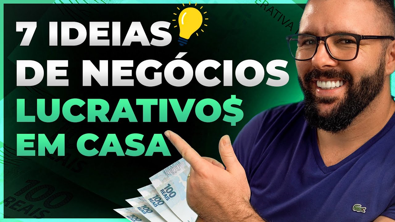7 NEGÓCIOS p/ COMEÇAR NA INTERNET SEM INVESTIR NADA (Negócios em Casa Sem Investir)