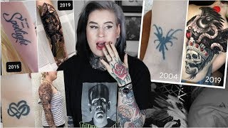 Reacting To My Subscribers First & Latest Tattoos | PART 2