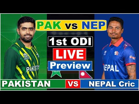 Live : Pakistan vs Nepal 1st Match Live Score | Pak vs Nep 1st Odi Live | Asia Cup 2023 Preview