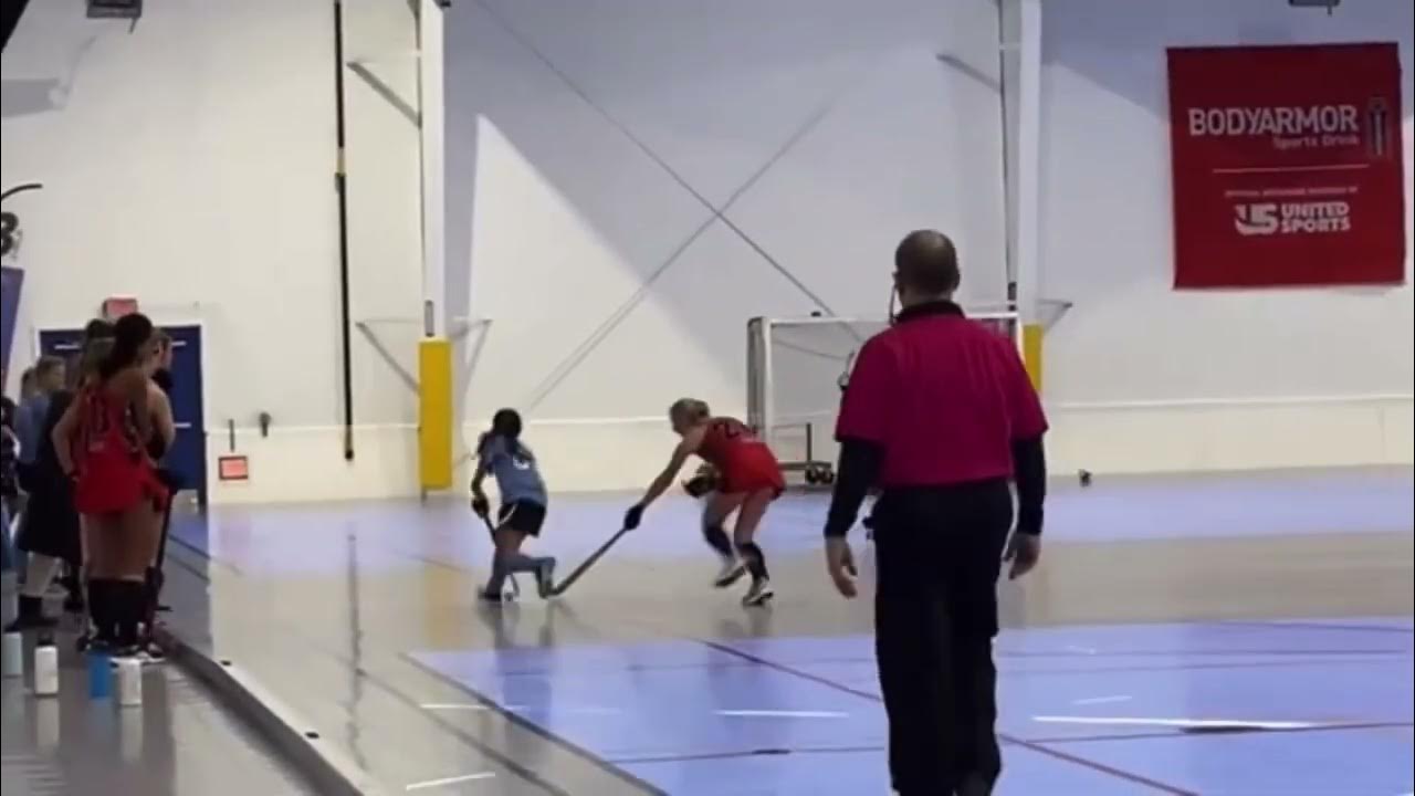 A few goals from Indoor field hockey tournament at United Sports