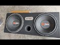 Jbl woofers Amplifier installation and Sound test