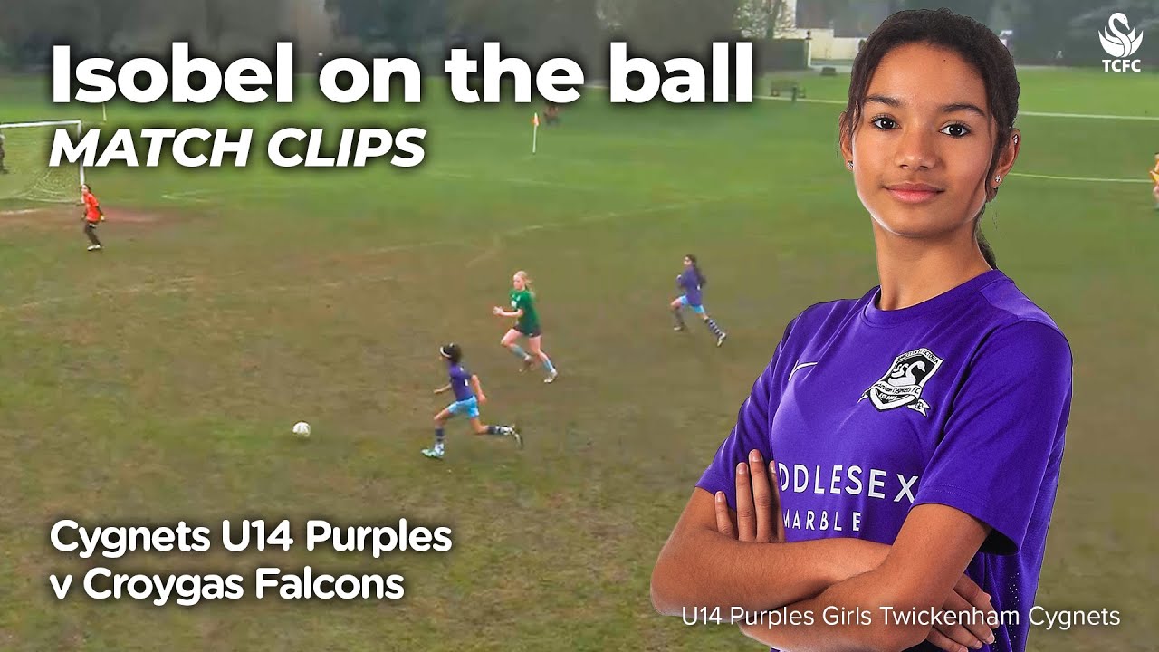 Isobel On the Ball | Match Analysis & Coaching Points | Cygnets U14 Purples vs Croygas Falcons