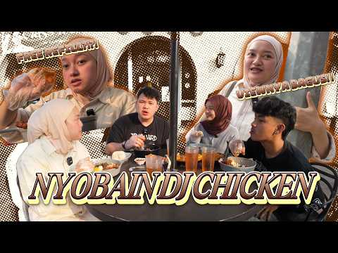 TRYING OUT DJ CHICKEN! FREE REFILL CHICKEN & SUCH A GREAT VIEW?!