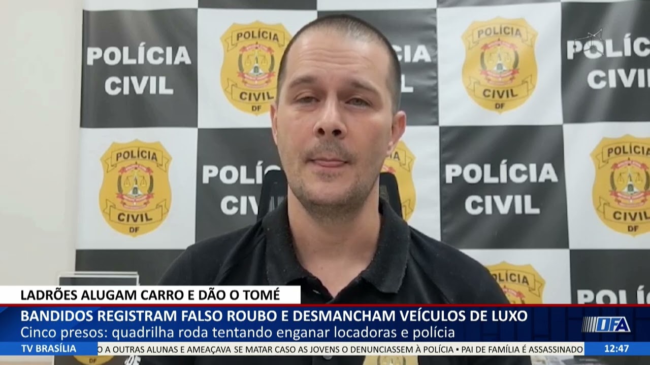 DF ALERTA - Bandidos registram falso roubo e desmancham veículos de luxo
