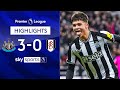 Miley grabs FIRST professional goal! 🌟 | Newcastle 3-0 Fulham | Premier League Highlights image