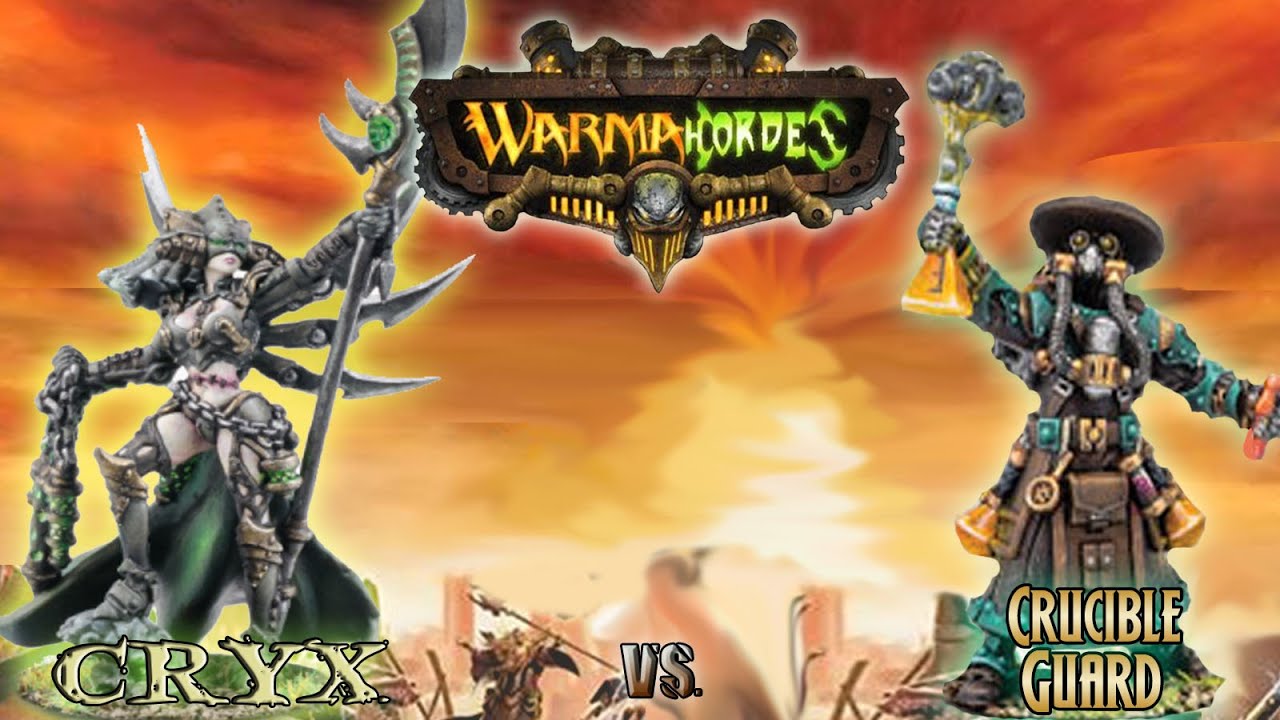 Warmachine & Hordes - Cryx (Denegrha 2) vs. Crucible Guard (Syvestro) - 75pt Battle Report