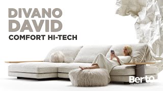Nuovo divano moderno DAVID: la rivoluzione del comfort Hi-Tech