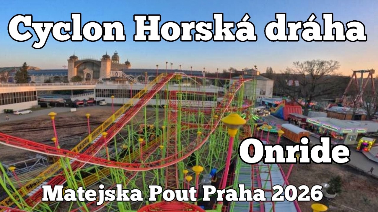 Cyklon Coaster - Štaubert - Onride | Matějská Pouť Praha 2026