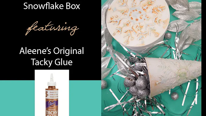 Aleene's Look of Embossing Snowflake Box by Tiffan...