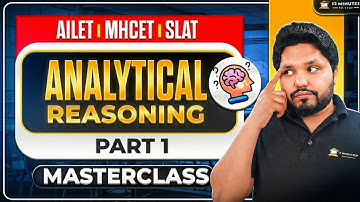 AILET 2026 Analytical Reasoning Masterclass: Complete Syllabus in One Shot