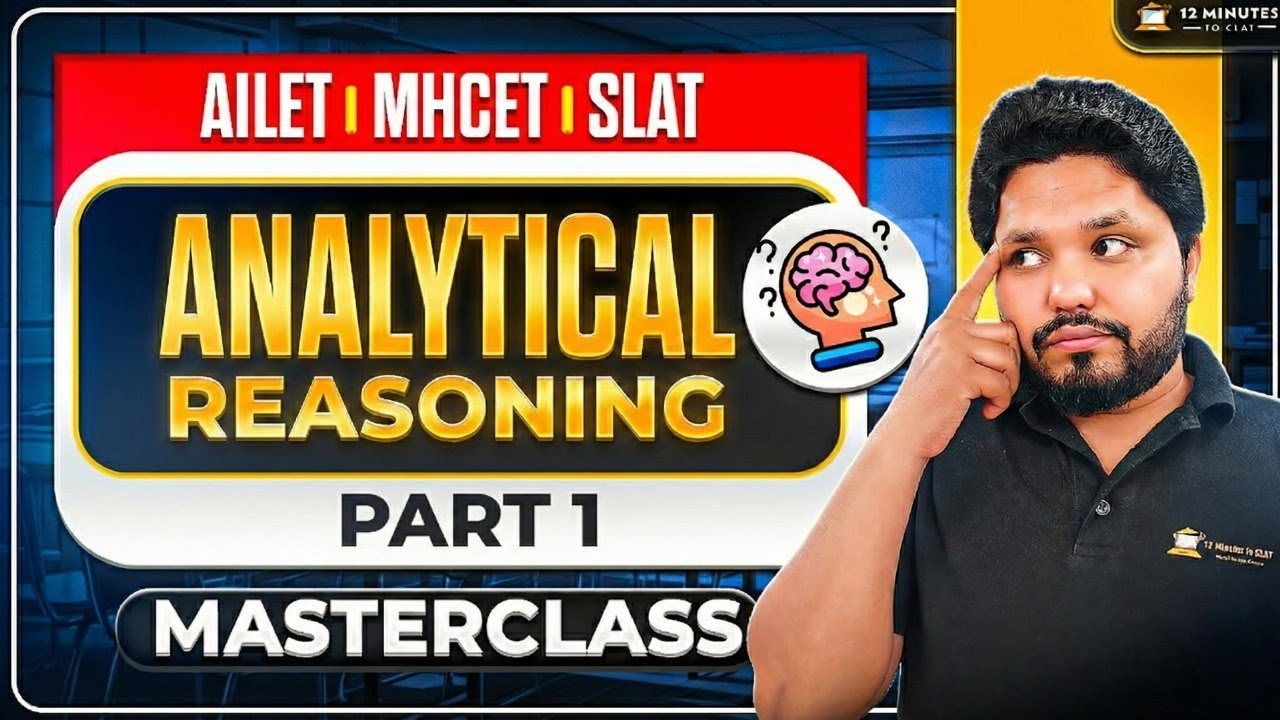AILET 2026 Analytical Reasoning Masterclass: Complete Syllabus in One ...