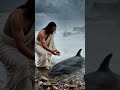 🐬 Jesus Rescues a Trapped Dolphin ✨ | Miracle of the Sea in 4K
