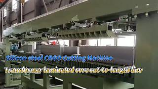 Transformer laminated core cut-to-length line with pin stacking,Silicon steel/CRGO Cutting Machine