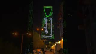 #Riyadh# Saudi Arab night view #Kingdom Tower 😱😱😱😱
