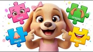 Learn Face Parts in Spanish 👀👂👃 | La Cara | Spanish Song for Kids