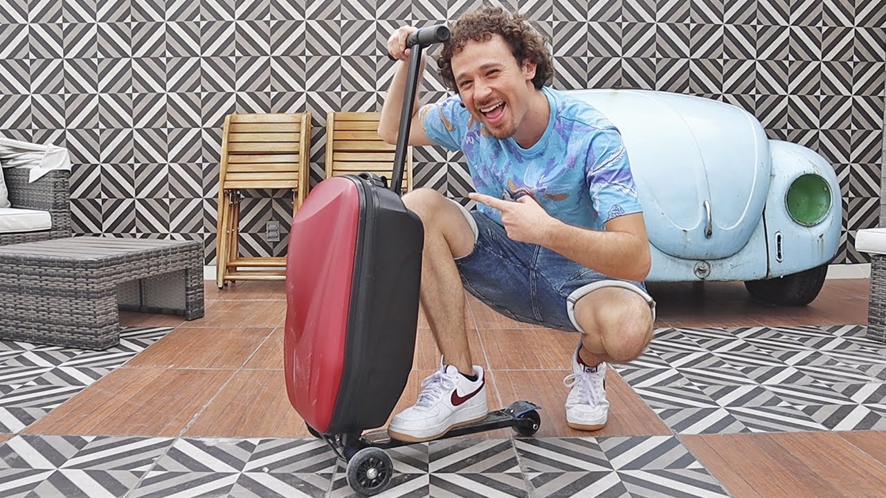La maleta que se vuelve SCOOTER | ¿Basura o compra inteligente?