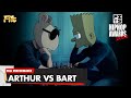 Arthur and bart simpson get into a rap battle at the awards  fits hip hop awards 2022
