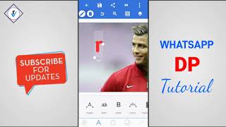 Create Professional WHATSAPP DP On MESSI, RONALDO | CR7, LM10 WHATSAPP DP Tutorial | Leo Messi, Cr7 screenshot 3
