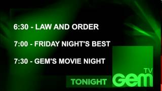 Gem TV Tonight Lineup