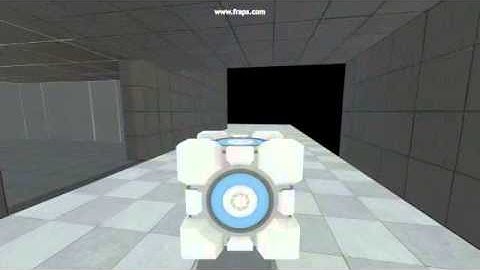Portal 2 - Non-euclidian geometry demonstration