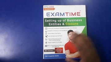 Sbec cs executive new syllabus 2017 setting up of business entity & closure by anupama shukla