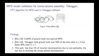 WABI 2021 pre-recorded talk: Flow Decomposition with Subpath Constraints