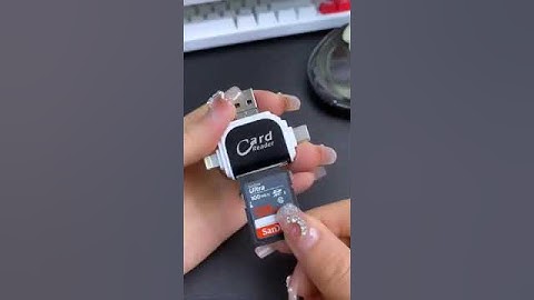 4 In 1 SD Card Reader Micro TF Adapter to View Camera Photos