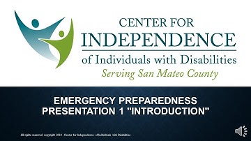 Emergency Preparedness Video 1 Introduction