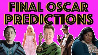 FINAL Oscar Predictions 2024 All 23 Categories