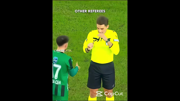 Other Referees vs THIS Referee 😂 #FootballShorts