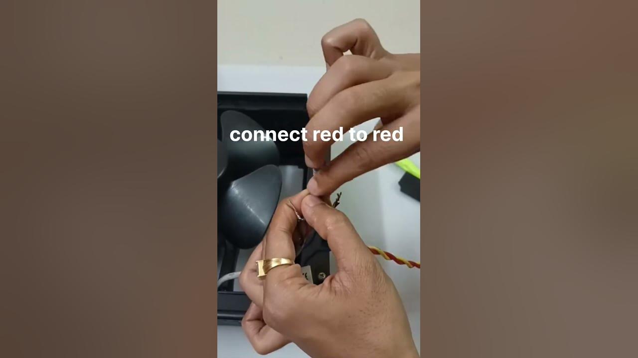 Exhaust fan capacitor connections ππ‘π«οΈ #diy #viralvideo Exhaust fan capacitor connections ππ‘π«οΈ #diy #viralvideo