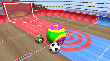 Going Balls - Football Level Gameplay Android, iOS #172