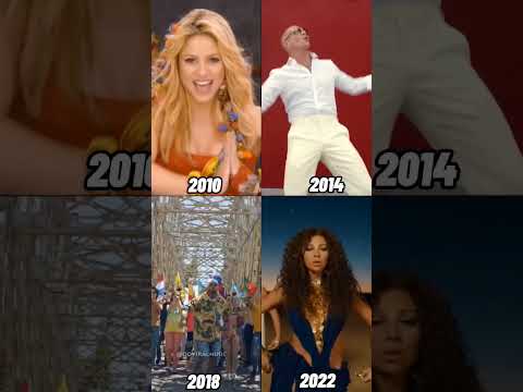 FIFA WORLD CUP SONGS EVOLUTION #shorts