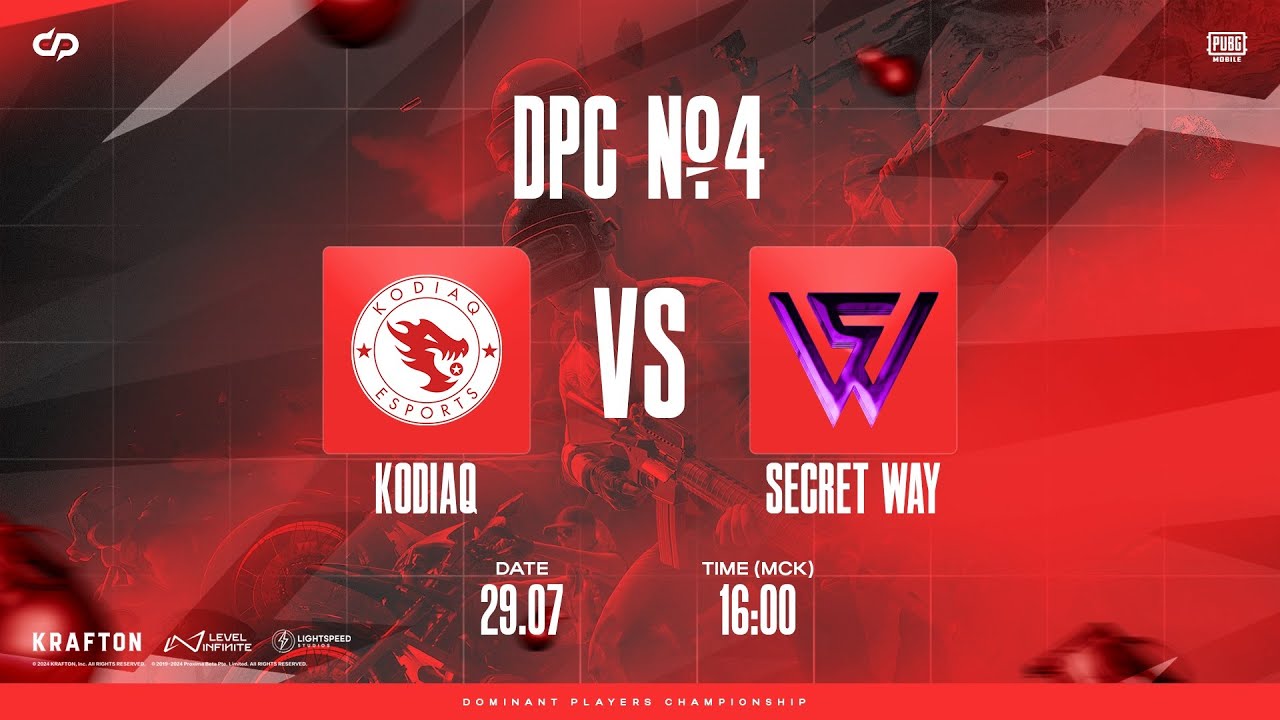 DPC CUP #4 | SECRET WAY vs KODIAQ | PUBG MOBILE | XENOMORFF & LEGACY