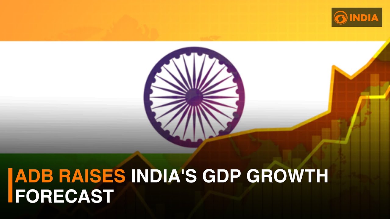 ADB raises India's GDP growth forecast | DD India News Hour - YouTube