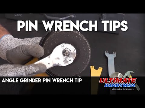 Angle grinder pin wrench discount