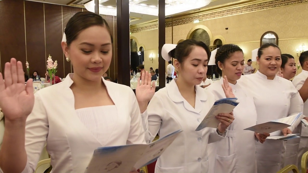 NURSES OATH TAKING CEREMONY 2018 PNA UAE CHAPTER YouTube