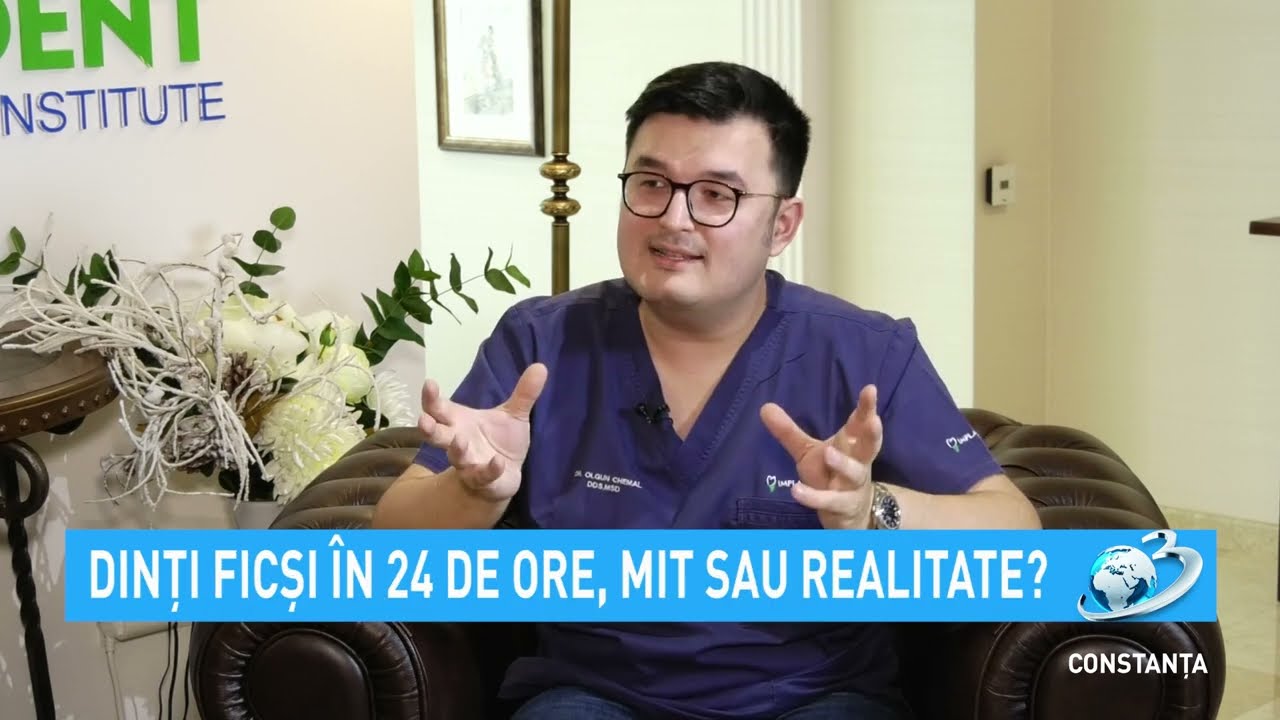 DINTI FICSI PE IMPLANTURI IN 24H, MIT SAU REALITATE? FAST&FIXED/ALLON4/TOTALFIX Dr. CHEMAL OLGUN