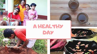 Sunday ആയിട്ട് രണ്ട് വിത്ത് കുത്തീട്ടു അയ്‌നാണ്  | A Healthy day with Special Immune Drink