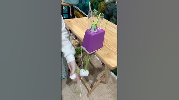 Incredible Electric I-cord Knitting Machine! #gamechanger #mindblowing #shorts