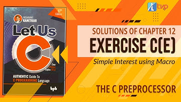 Let Us C Solutions | C Programming | How to calculate Simple Interest using Macro in C Language?