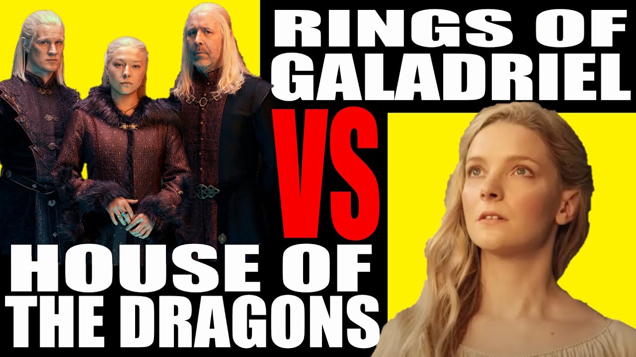 House Rings Got House Of Dragons DESTROYS Rings Of Power in GOT vs LOTR | Part 1 - YouTube