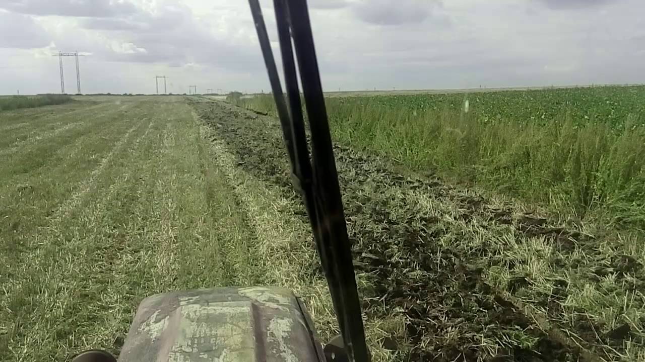 Diskování pole po pšenici