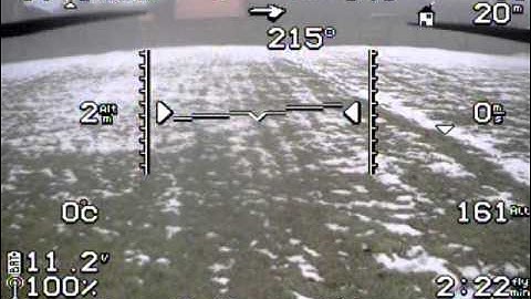 First Fly Test Minimosd Rushduino