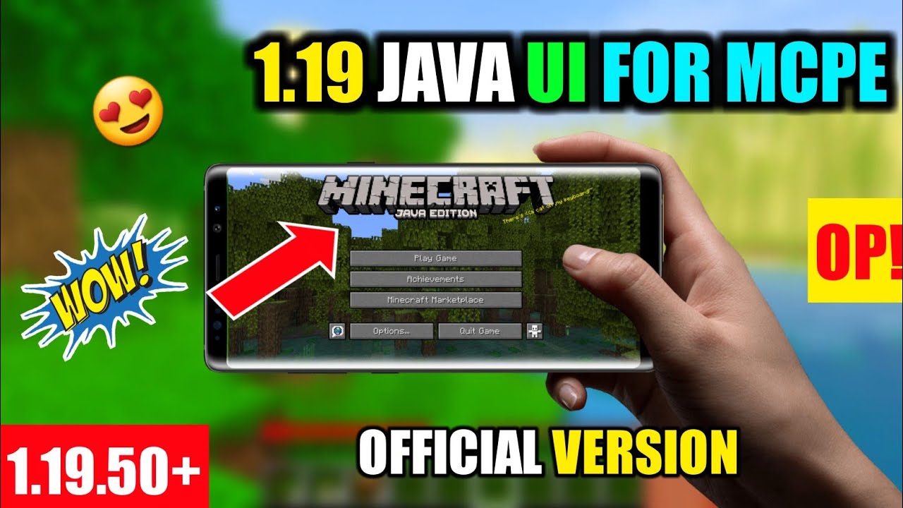 Java Edition UI Minecraft Mod APK for Android Download