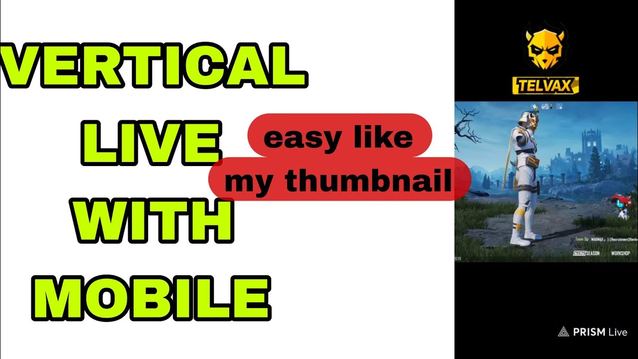 PC Like Vertical Stream with Prism Live Studio | Best Live Stream App For Mobile 