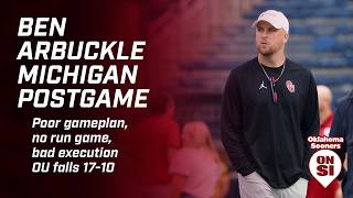 Oklahoma Football: OC Ben Arbuckle Michigan postgame